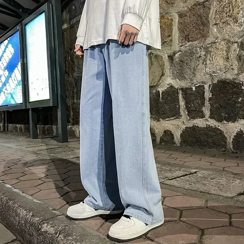 Korean Style Streetwear New Fa - Men'S Fashion Grey Jeans review and price