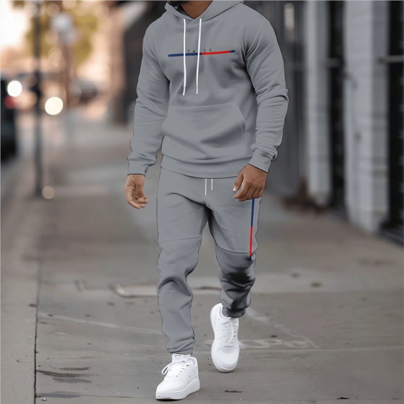 Men's Tracksuit Hoodies Trouse - Mens Fashion Clothes review and price