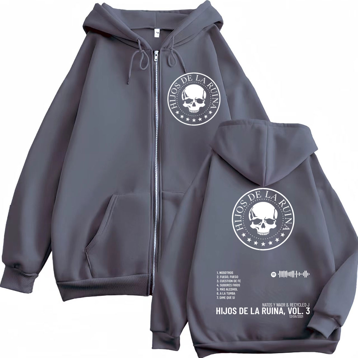 Rap Duo Natos Y Waor Hijos De  - Mens Fashion Zip Up Hoodies review and price