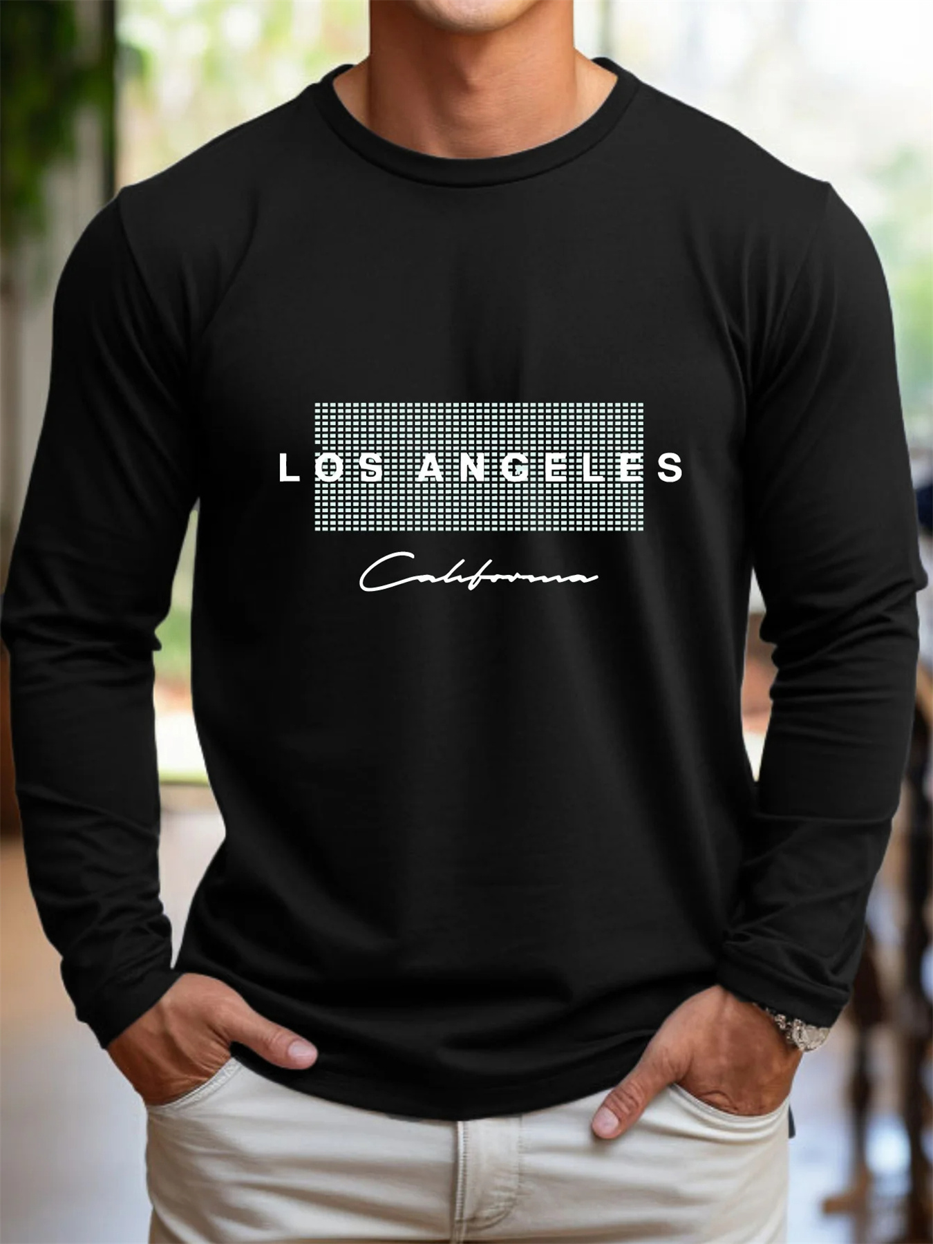 100% Pure Cotton Men's Long Sl - Men'S Fashion T Shirts review and price