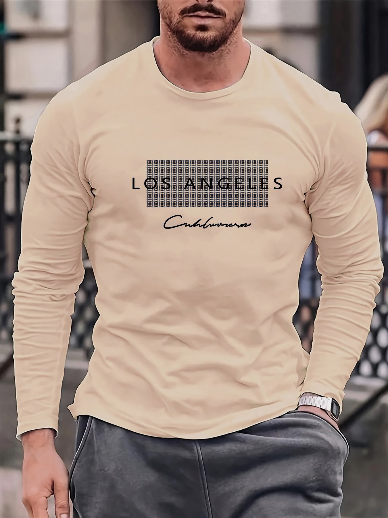 100% Pure Cotton Men's Long Sl - Men'S Fashion T Shirts review and price