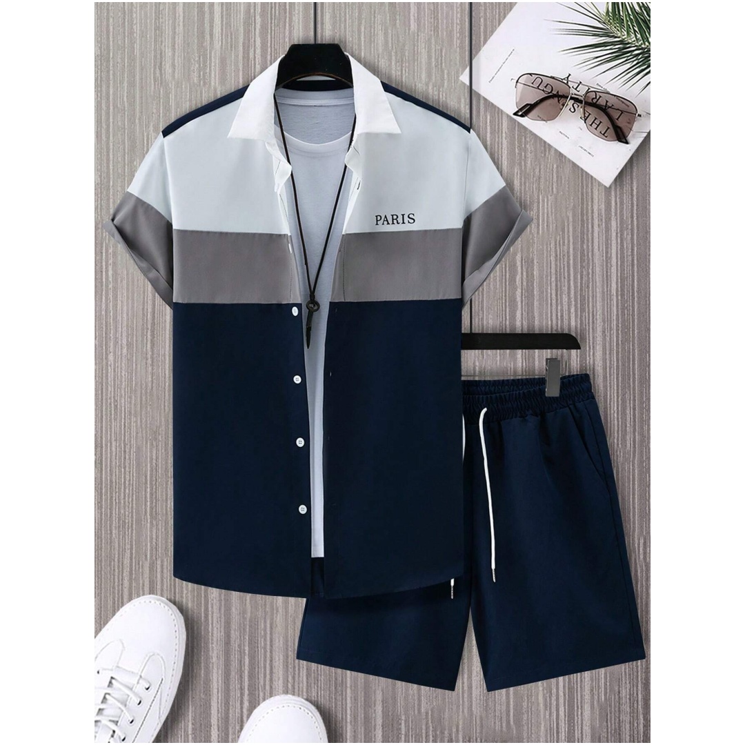 Men's Fashion Suit Blue And Wh - Men'S Fashion Videos review and price